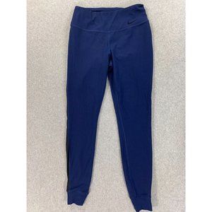 Nike Dri Fit Full Length Compression Running Training Pants (Women's Small) Blue